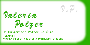 valeria polzer business card